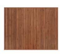 Rug Floor Mat Area Hallway Carpet Runner Rectangular Brown Bamboo vidaXL