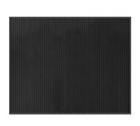 vidaXL Grey Bamboo Rug | Modern Rectangular Floor Mat | Anti-Slip Area Carpet for Living Room, Hallway | Easy to Clean and Store | 80x100cm