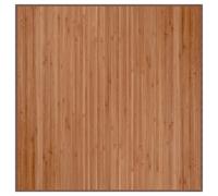 vidaXL Rug Square Natural100x100 cm Bamboo