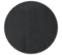 Rug Floor Mat Area Kitchen Hallway Carpet Runner Round Grey Bamboo vidaXL