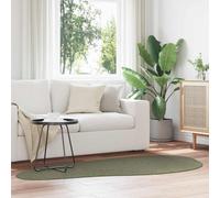 vidaXL Rug Folding Forest green 100 x 200 cm Polyester