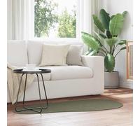 vidaXL Rug Folding Forest green 80 x 150 cm Polyester