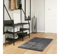 vidaXL Rug HUARTE Short Pile Soft and Washable Anthracite 60x110 cm