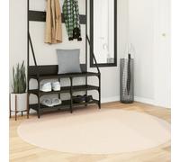 vidaXL Rug HUARTE Short Pile Soft and Washable Beige Ø 160 cm