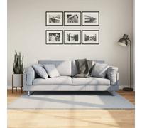 Vidaxl Rug Huarte Short Pile Soft And Washable Blue 120X170 Cm