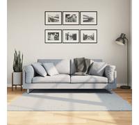 vidaXL Rug HUARTE Short Pile Soft and Washable Blue 160x160 cm