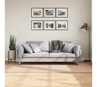 Rug Short Pile Soft and Washable Floor Mat Area HUARTE Blush vidaXL