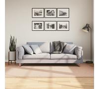 vidaXL Rug HUARTE Short Pile Soft and Washable Blush 140x200 cm