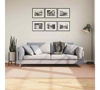 vidaXL Rug HUARTE Short Pile Soft and Washable Blush 140x200 cm UK
