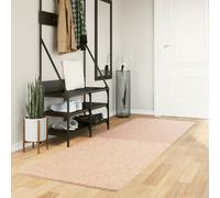 Rug Short Pile Soft and Washable Floor Mat Area HUARTE Blush vidaXL