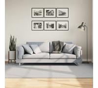 vidaXL Rug HUARTE Short Pile Soft and Washable Grey 160x230 cm UK