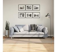 Rug Short Pile Soft and Washable Floor Mat Area HUARTE Sand vidaXL