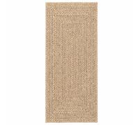 vidaXL Rug, Indoor and Outdoor Floor Carpet for Decorative, Area Rug for Hallway, UV-resistant Floor Rug, Carpet Flooring, Jute Look