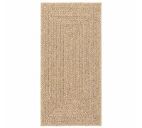 vidaXL Rug, Indoor and Outdoor Floor Carpet for Decorative, Area Rug for Hallway, UV-resistant Floor Rug, Carpet Flooring, Jute Look