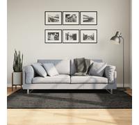 vidaXL Rug ISTAN High Pile Shiny Look Anthracite 140x200 cm NEW