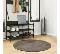 Rug Shaggy Fluffy Area Soft ISTAN High Pile Shiny Look Grey vidaXL