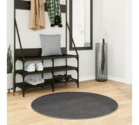 Rug Fluffy Area IZA Short Pile Scandinavian Look Anthracite vidaXL