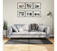 Rug Hall Fluffy Area Short Pile Scandinavian Look Anthracite vidaXL