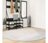 vidaXL Rug IZA Short Pile Scandinavian Look Cream Ø 200 cm