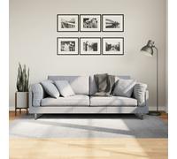 vidaXL Rug Fluffy Rug Carpet Area Rug IZA Short Pile Scandinavian Look Grey