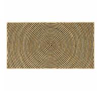 vidaXL Rug Natural and Black 100 x 200 cm Jute