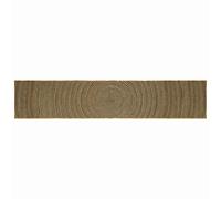 vidaXL Rug Natural and Black 80 x 400 cm Jute