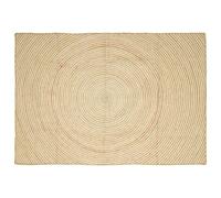 vidaXL Rug Natural and White 160 x 230 cm Jute