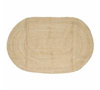 vidaXL Rug Natural and White 205 x 305 cm Jute