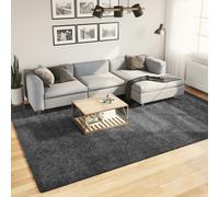 vidaXL Rug OVIEDO Short Pile Anthracite 240x340 cm