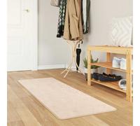 vidaXL Rug Print Cream 150 x 50 cm Polyester and PVC