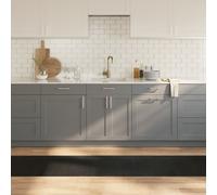 vidaXL Rug Rectangular Black 60x300 cm Bamboo