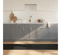 vidaXL Rug Rectangular Black 60x400 cm Bamboo