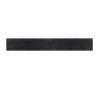 vidaXL Rug Rectangular Black 60x400 cm Bamboo