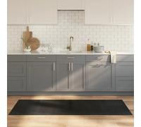 vidaXL Rug Rectangular Black 70x200 cm Bamboo