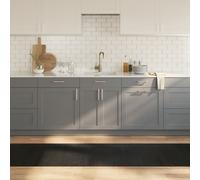 vidaXL Rug Rectangular Black 70x400 cm Bamboo