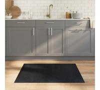 vidaXL Rug Rectangular Black 80x100 cm Bamboo