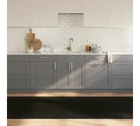 vidaXL Rug Floor Mat Area Rug Hallway Carpet Runner Rectangular Black Bamboo