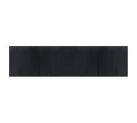 vidaXL Rug, Floor Carpet for Living Room Bedroom Hallway, Area Rug for Decorative, Waterproof Floor Rug, Modern Style, Rectangular Black Bamboo