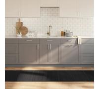 vidaXL Rug Rectangular Black70x1000 cm Bamboo