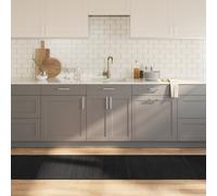 vidaXL Rug Rectangular Black70x400 cm Bamboo