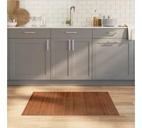 (brown, 70 x 100 cm) vidaXL Rug Floor Mat Area Rug Hallway Mat Carpet Runner Square Nature Bamboo