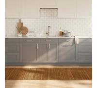 vidaXL Rug Rectangular Brown 80x500 cm Bamboo