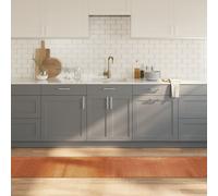 vidaXL Rug Rectangular Brown60x300 cm Bamboo