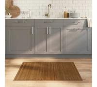 vidaXL Rug Rectangular Brown80x100 cm Bamboo
