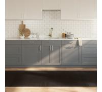 vidaXL Rug Rectangular Dark Brown 100x300 cm Bamboo