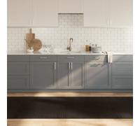 Rug Floor Mat Area Carpet Runner Rectangular Dark Brown Bamboo vidaXL