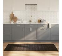 vidaXL Rug Rectangular Dark Brown 70x200 cm Bamboo