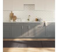 Rug Floor Mat Area Carpet Runner Rectangular Dark Brown Bamboo vidaXL