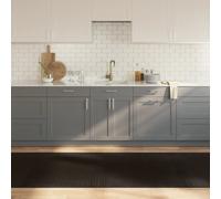 vidaXL Rug Rectangular Dark Brown100x1000 cm Bamboo