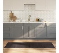 Rug Floor Mat Area Carpet Runner Rectangular Dark Brown Bamboo vidaXL